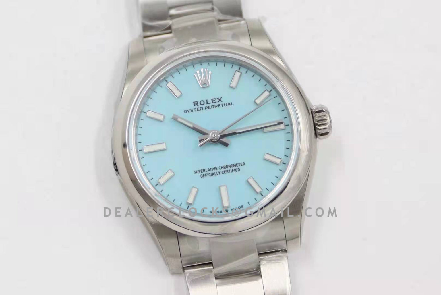 Oyster Perpetual 31mm Turquoise Blue Dial 277200 - Dealer Clocks